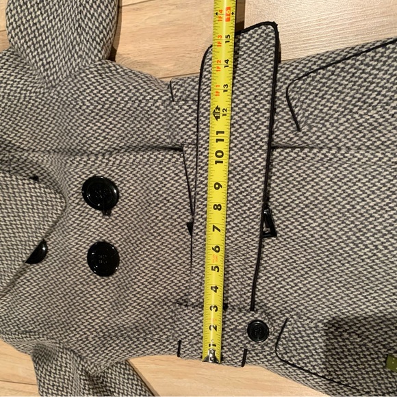 Icone Wool Blend Double Breasted PeaCoat - Picture 8 of 16